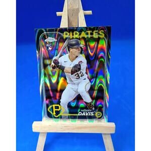 2024 Topps Chrome - Henry Davis #260 RayWave Refractor (RC)